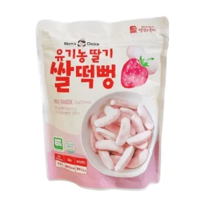 Bánh gạo hữu cơ thanh dẹt vị dâu Mom – choice