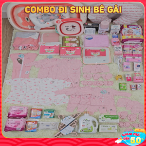 Combo đi sinh bé gái