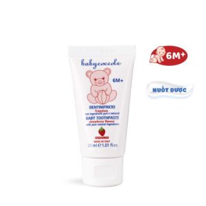 Kem đánh răng Babycoccole hương dâu 30ml 6M+