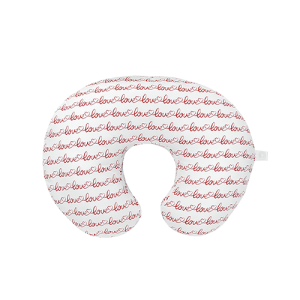 Gối cho bé bú Boppy Red Love Letters