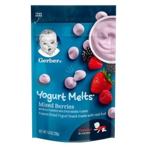 Sữa chua khô Gerber mix việt quất + dâu
