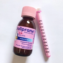 Siro hạ sốt Doliprane – Pháp 100ml cho bé từ 3-26kg