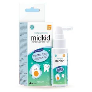 Xịt chống sâu răng Midkid cho bé từ 1 tuổi