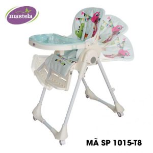 Ghế ngồi ăn cao Mastela màu xanh hình con rồng