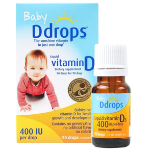 Vitamin D3 cho trẻ sơ sinh Baby Ddrops 90 giọt