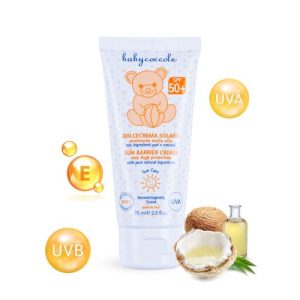 Kem chống nắng SPF50+ Babycoccole 0M+ 75ml