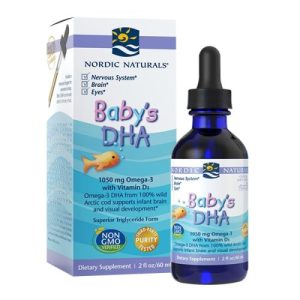 Baby’s DHA Nordic Naturals bổ sung Omega 3,D3 cho bé sơ sinh