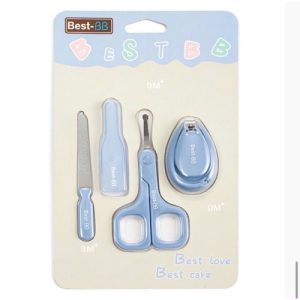 Bộ vệ sinh tay kéo+ bấm+ dũa Best BB Màu Xanh dương