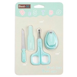 Bộ vệ sinh tay kéo+ bấm+ dũa Best BB Màu Xanh lá