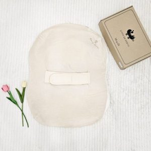 Drap đệm chống trào ngược cỡ lớn Mongsure Baby Lounger, Ivory