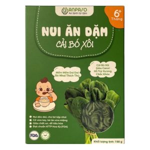 Nui ăn dặm cải bó xôi 150g Anpaso