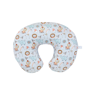 Gối cho bé bú Boppy Silver Sketch