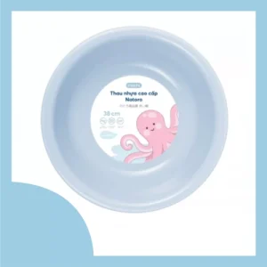 Thau nhựa cao cấp Notoro 38cm – Xanh nhạt