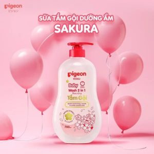 Tắm Gội Pigeon Dịu Nhẹ Sakura 700ml