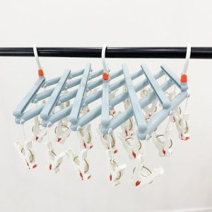 Móc chùm 29 kẹp màu xanh dương