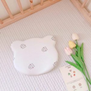 Gối cao su lõm hình gấu MNN047 – Mèo Ghi