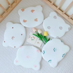 Gối cao su lõm hình gấu MNN047 – Thỏ Hồng