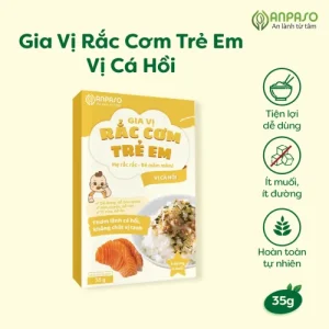 Gia vị rắc cơm trẻ em Anpaso vị cá hồi 35g