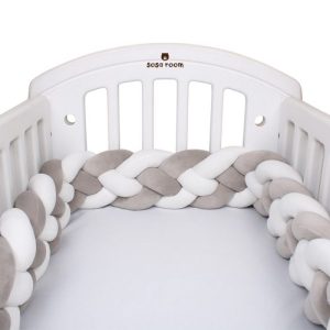 Quây xoắn 3 sợi Sosa- Trắng ghi dài 4 met