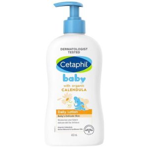Sữa dưỡng da trẻ em tinh chất hoa cúc Cetaphil baby lotion calendula 400ml